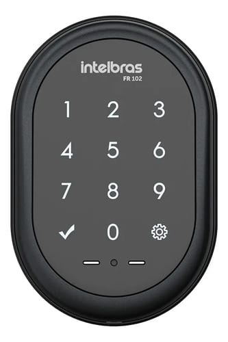 Fechadura digital Intelbras FR 102 com teclado touch