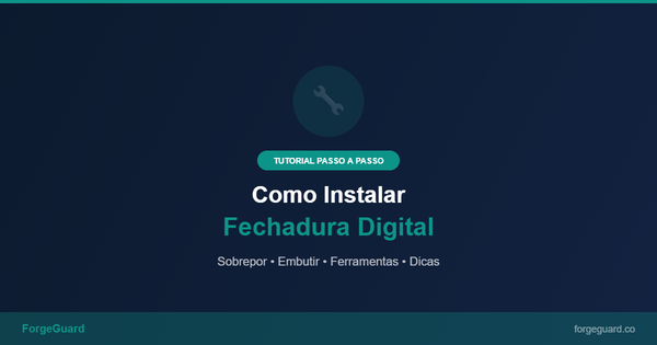 Como Instalar Fechadura Digital: Guia Passo a Passo (2026) — ForgeGuard